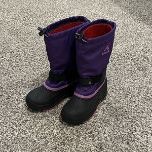 Kamik Kids' Purple and Black Snow Boots